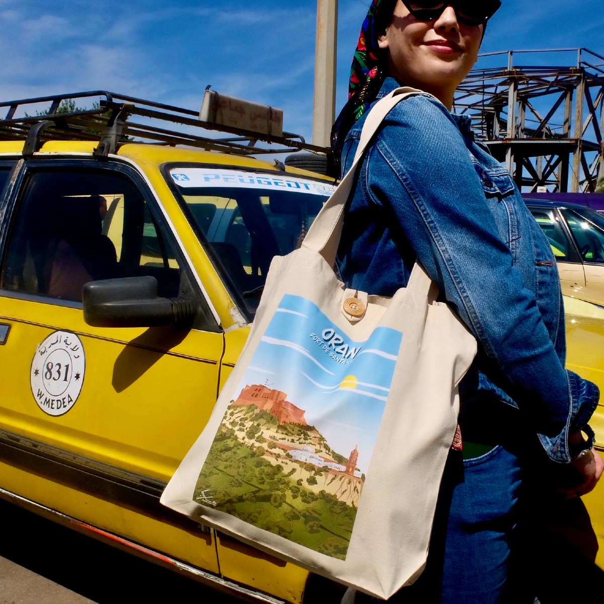 TOTE BAG -ORAN, le Fort de Santa Cruz-